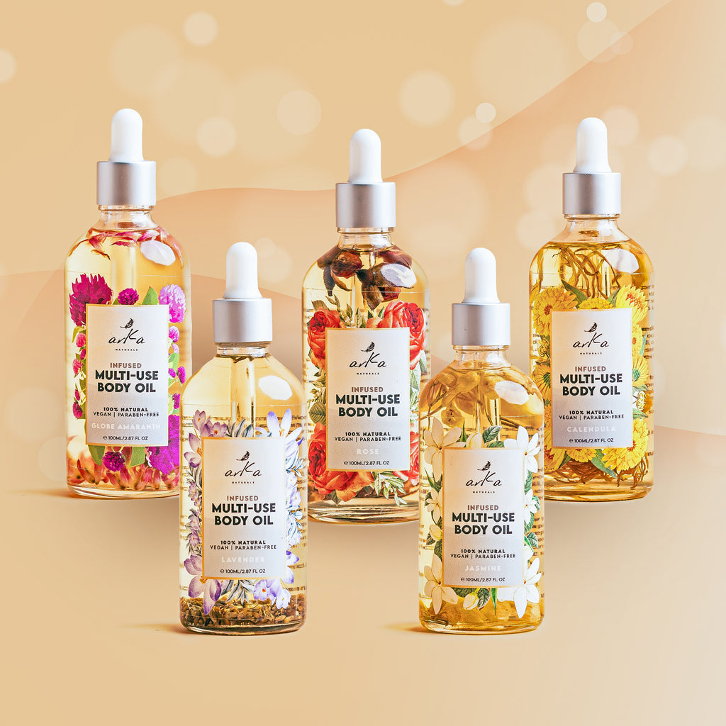 Arka Naturals Floral Infused Body Oils