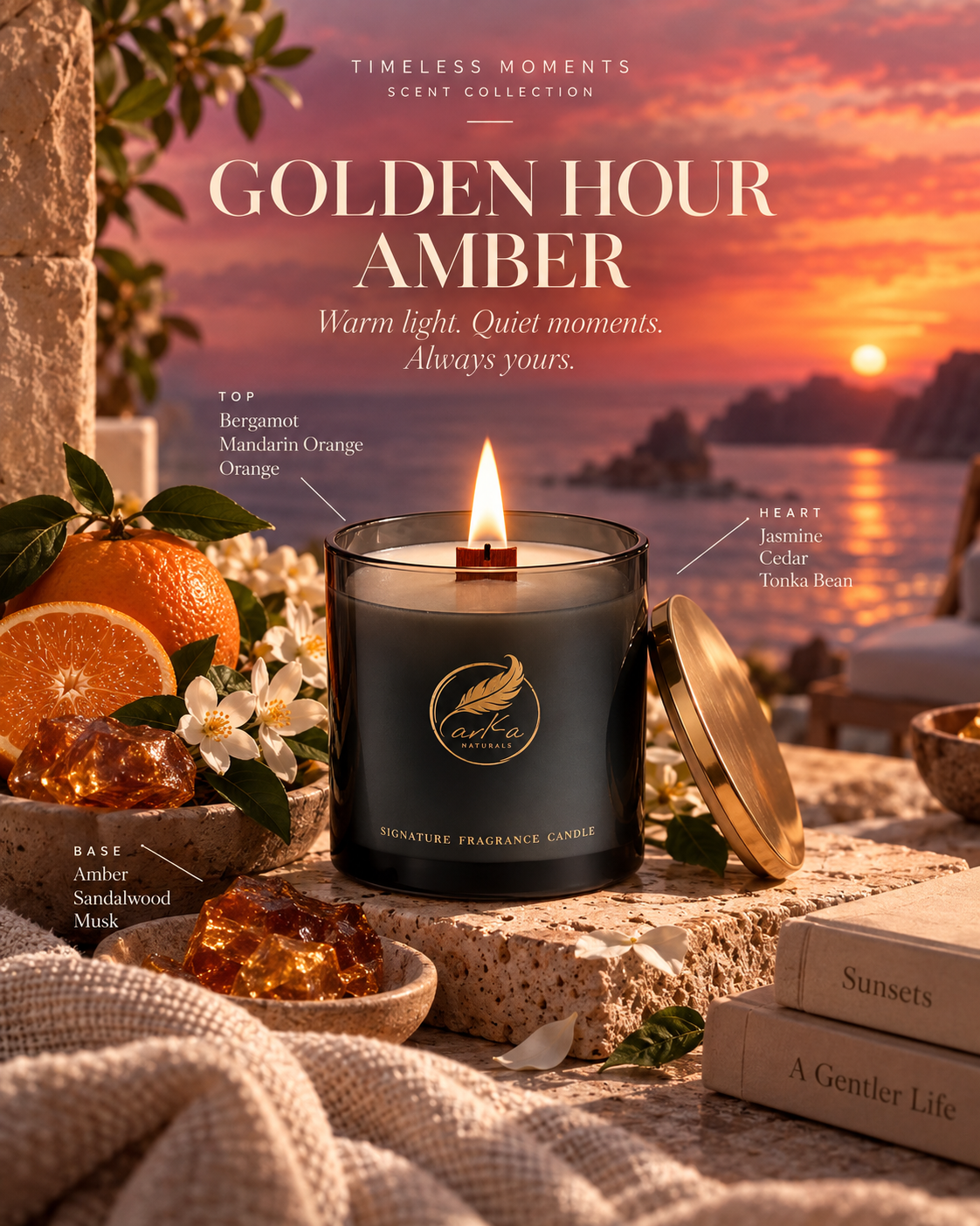 Timeless Moments Collection | Signature Fragrance Candle 315ml • 𝗣𝗥𝗘-𝗢𝗥𝗗𝗘𝗥 (𝗗𝗜𝗦𝗣𝗔𝗧𝗖𝗛 𝗕𝗘𝗚𝗜𝗡𝗦 𝟯𝗥𝗗 𝗪𝗘𝗘𝗞 𝗢𝗙 𝗡𝗢𝗩.)