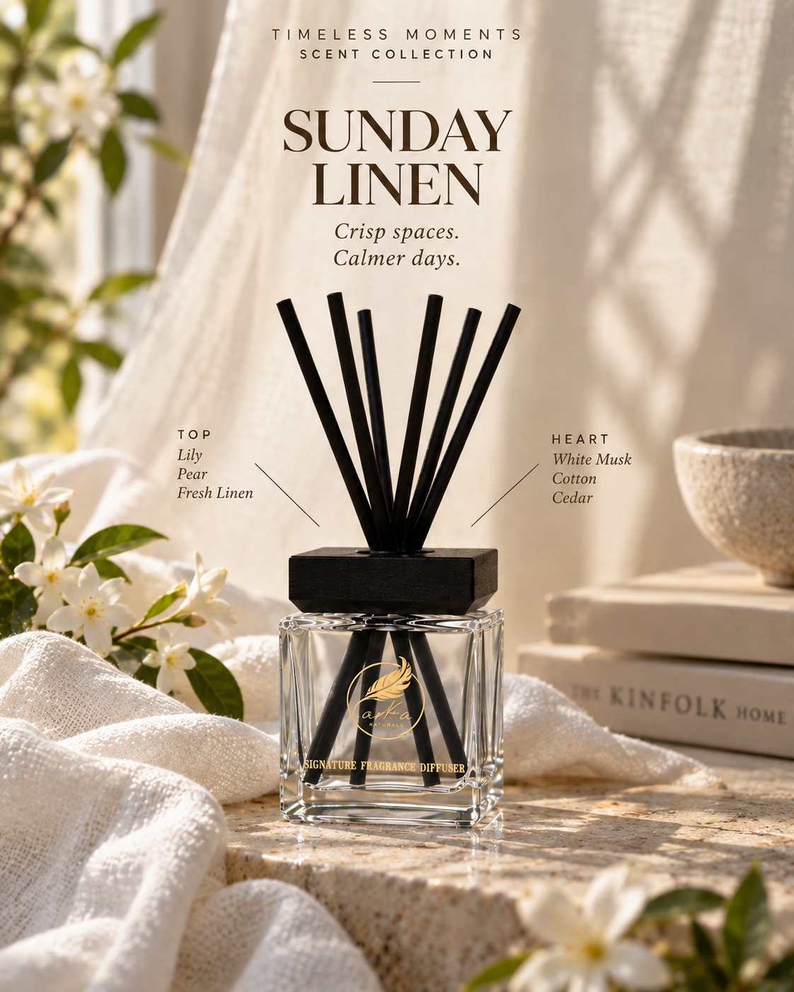Timeless Moments Collection | Signature Fragrance Diffuser 200ml • 𝗣𝗥𝗘-𝗢𝗥𝗗𝗘𝗥 (𝗗𝗜𝗦𝗣𝗔𝗧𝗖𝗛 𝗕𝗘𝗚𝗜𝗡𝗦 𝟯𝗥𝗗 𝗪𝗘𝗘𝗞 𝗢𝗙 𝗡𝗢𝗩.)