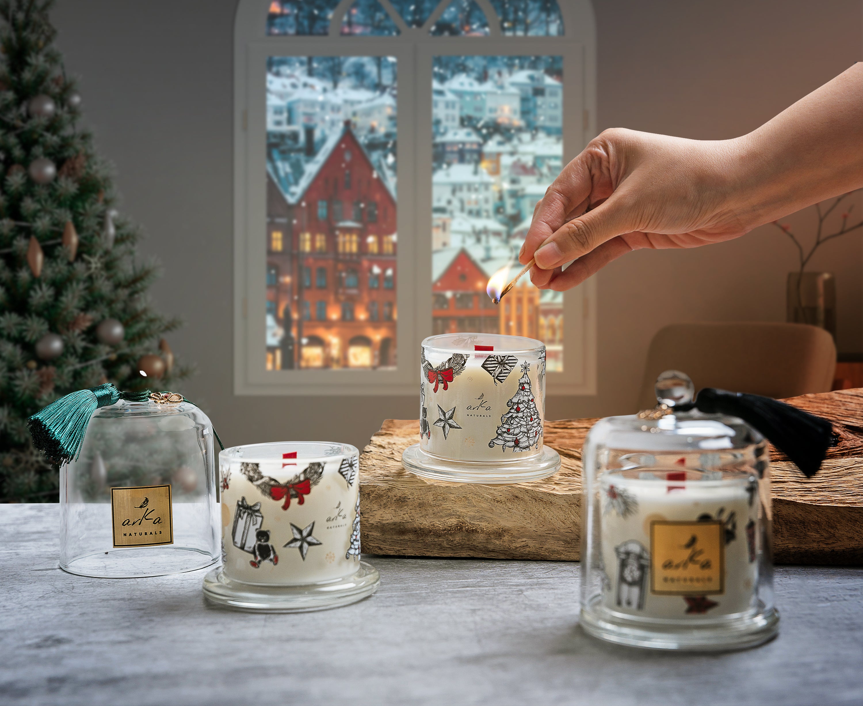 Christmas Dream Hand-poured Scented Soy Candle 200g **UPDATED SIZE** (FOR PRE-ORDER available on 1st Week Of December)