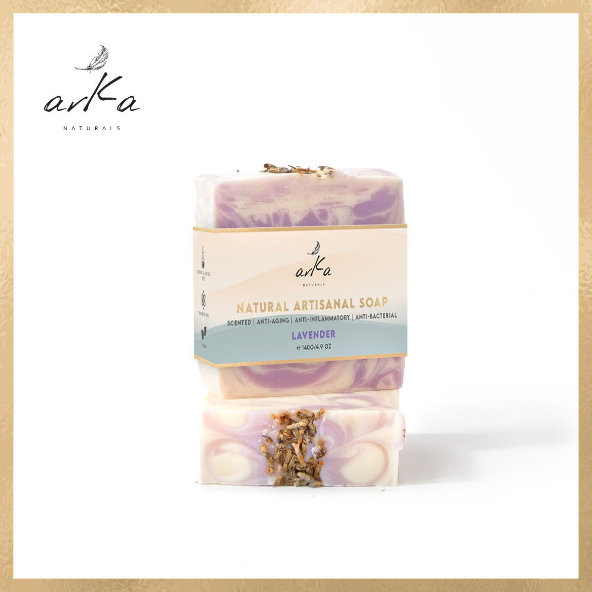 Lavender Natural Artisanal Soap | Scented